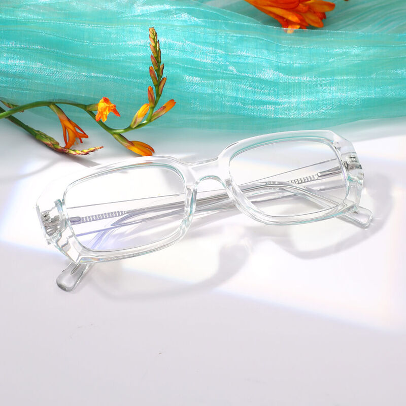 Carliy Rectangle Klare Brille