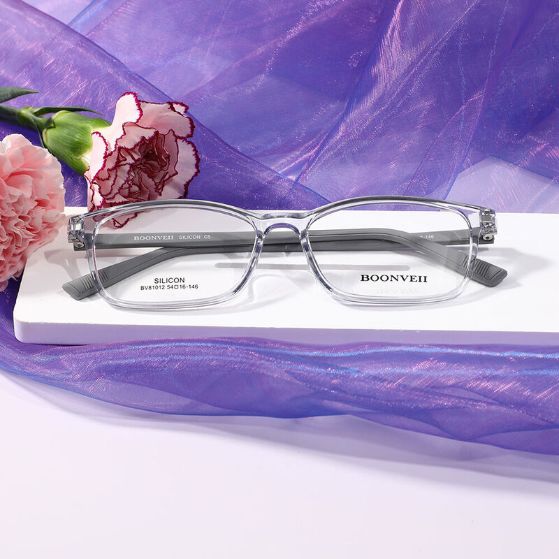 Samaiw Rectangle Clear Glasses