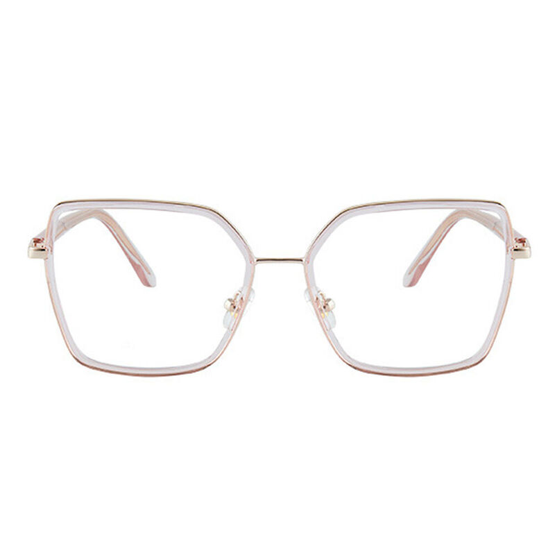Hemingwe Geometric Pink Glasses