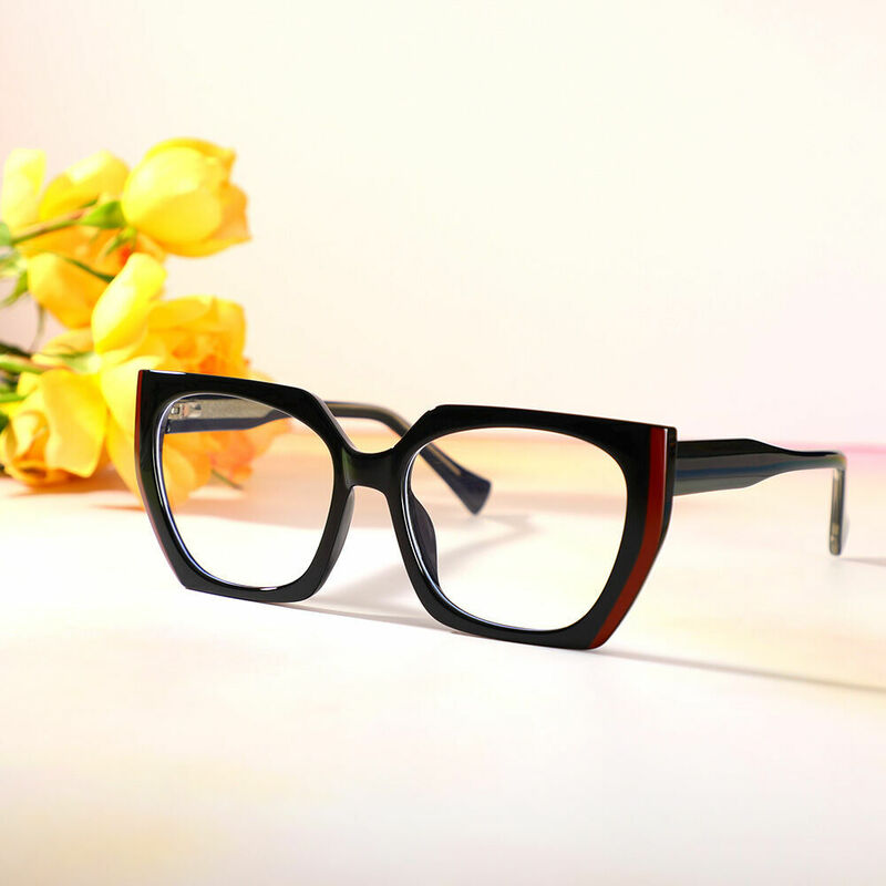 Sophy Cat Eye Black Glasses