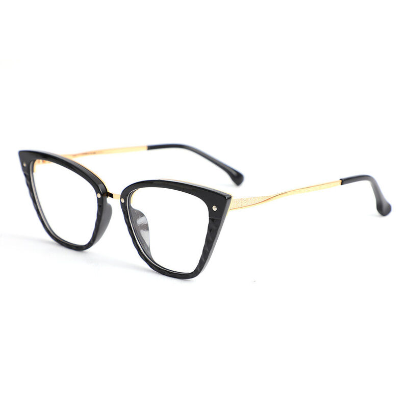 Occhiali da Vista Daphne Cat Eye Nero