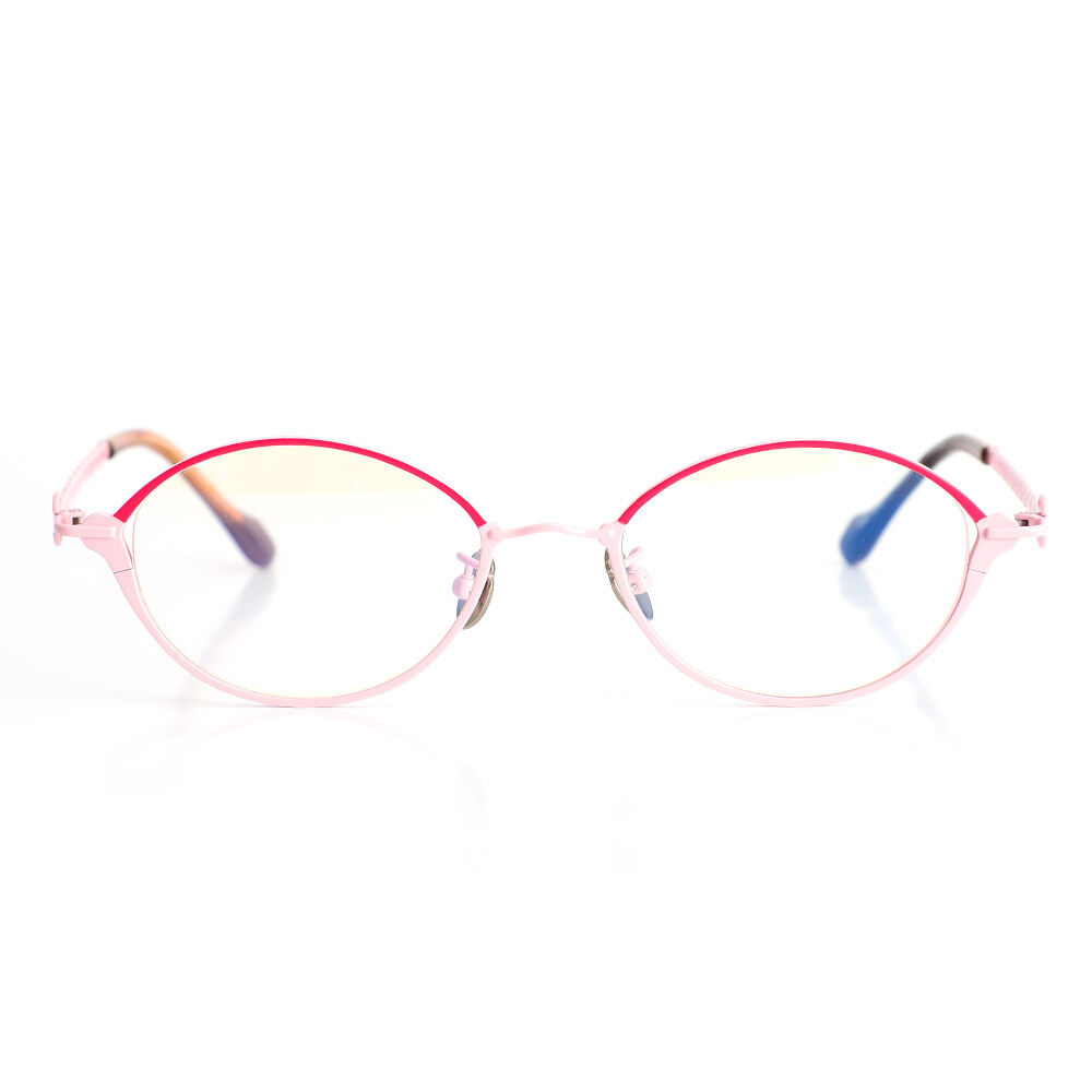Les Ovale Rosa Brille