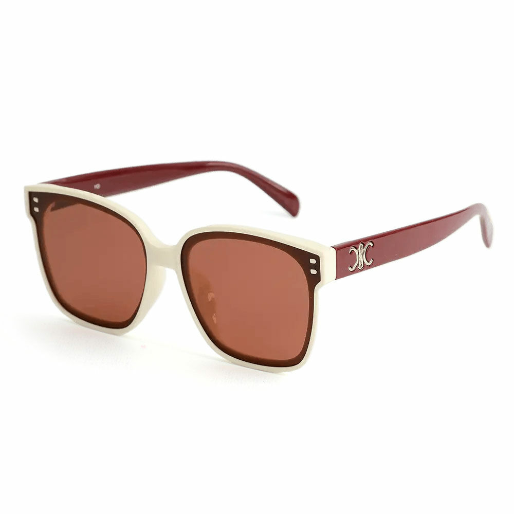 Eudora Quadratische Rosa Sonnenbrille