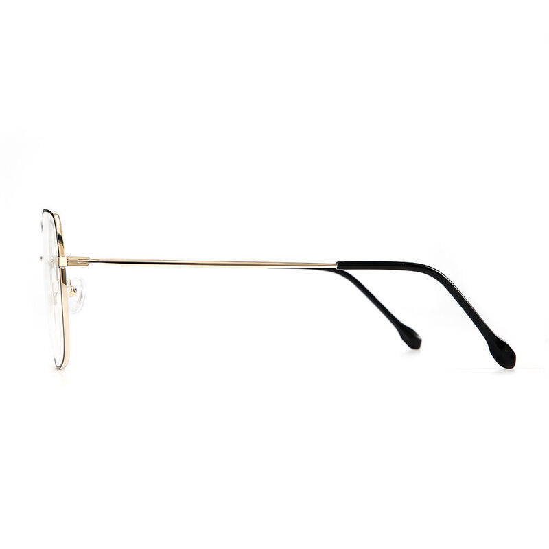 Markland Geometric Gold Glasses