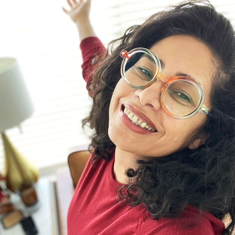 Ice Cream Round Multicolor Glasses