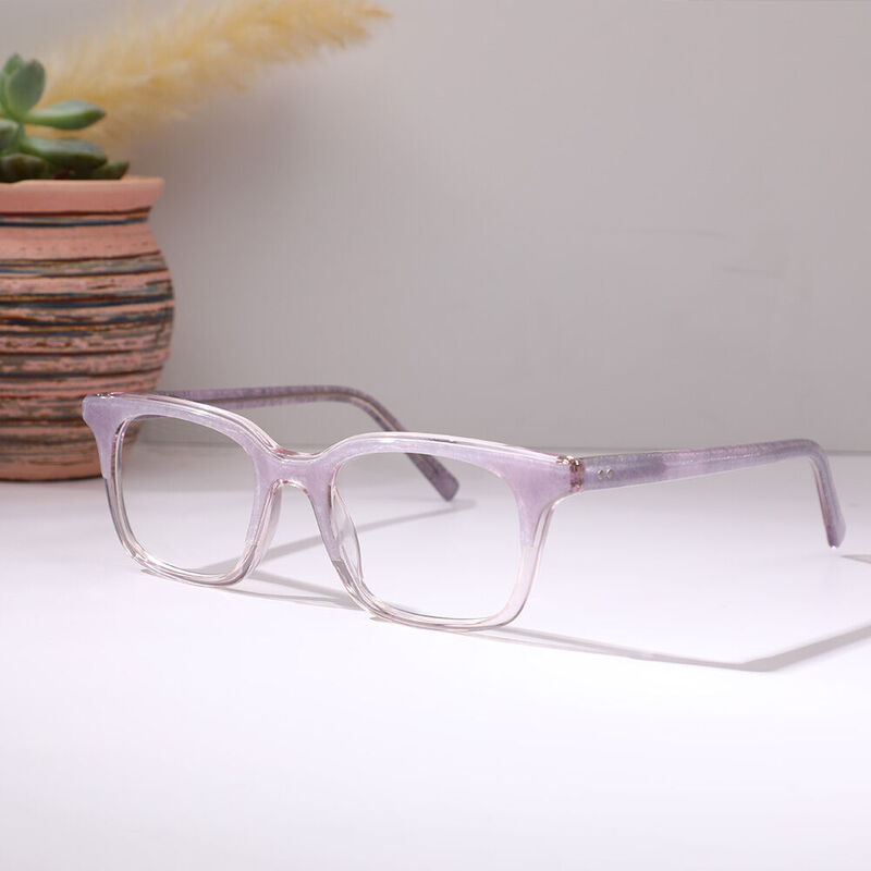 Fielding Square Purple Glasses