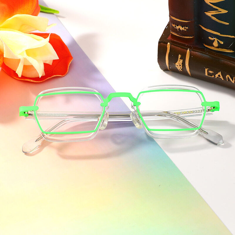Lunettes de Vue Alexander Carré Vert