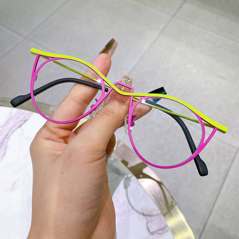 Felton Cat Eye Rosa Brille