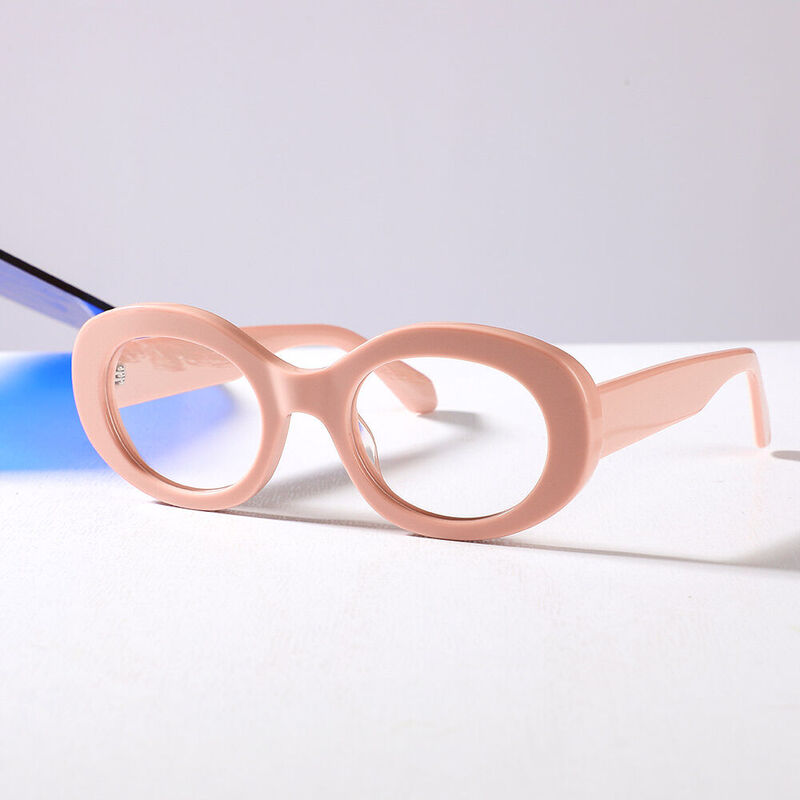 Donahue Ovale Rosa Brille