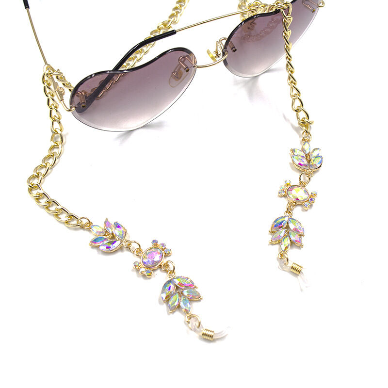 Ava Sparkling Gem Eyeglass Chain