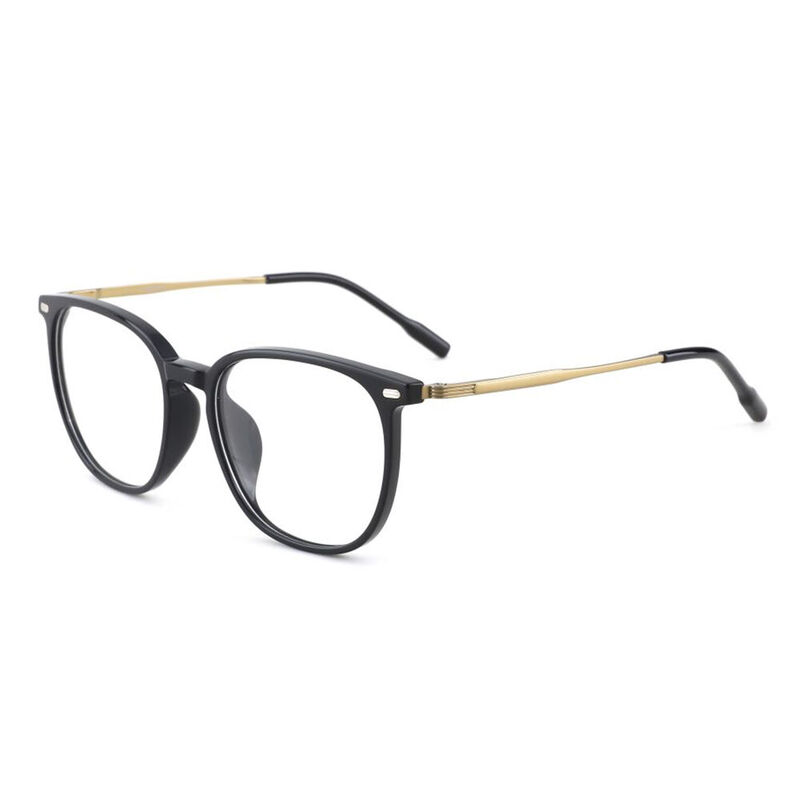 Rodger Round Black Glasses