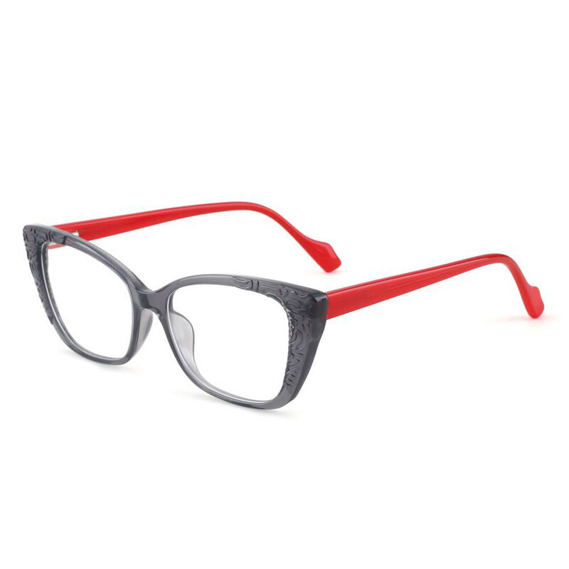 Lambert Cat Eye Gray Glasses