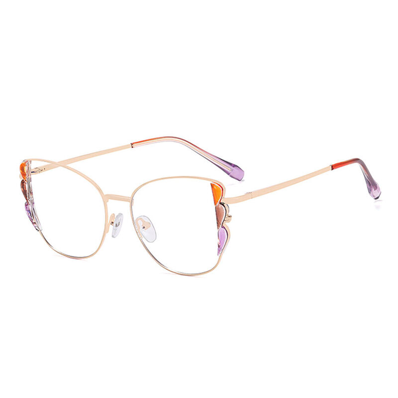 Rosado Cat Eye Purple Glasses