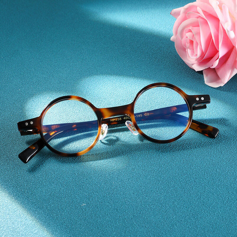 Davies Round Tortoise Glasses