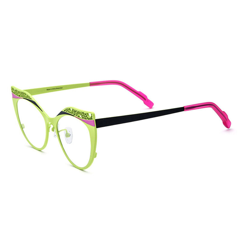 Maltz Cat Eye Green Glasses