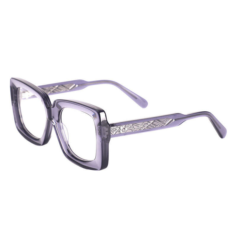 Symon Square Grey Glasses