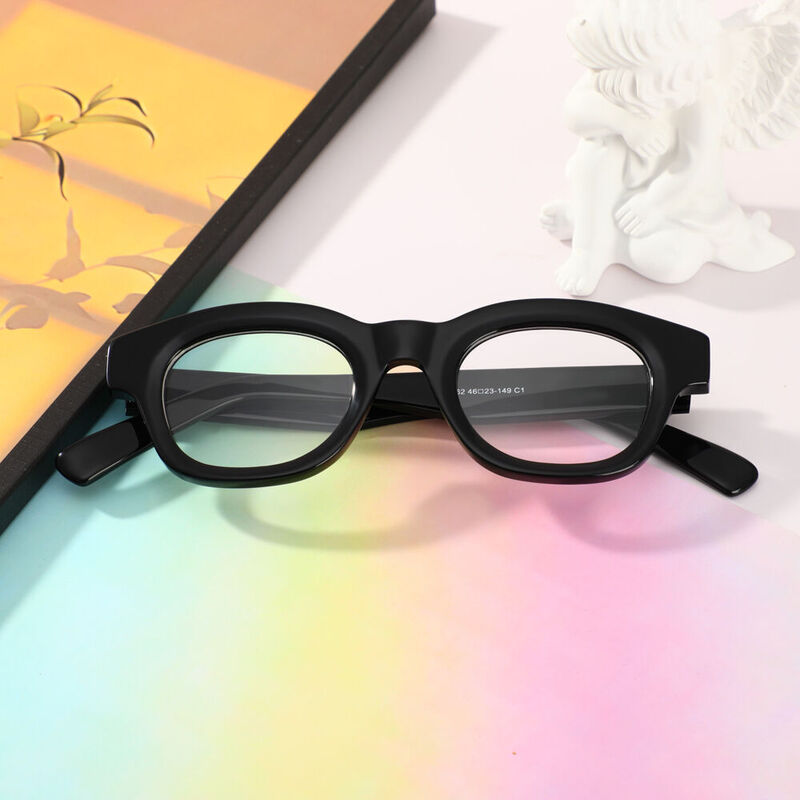 Motley Square Black Glasses