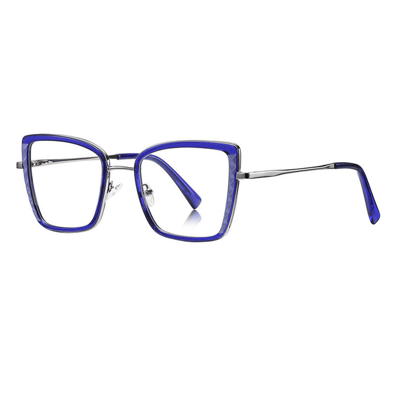 Zora Cat Eye Blaue Brillen