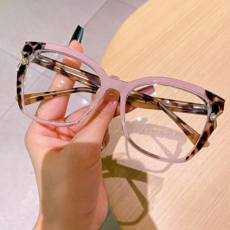 Steeln Cat Eye Grey Glasses