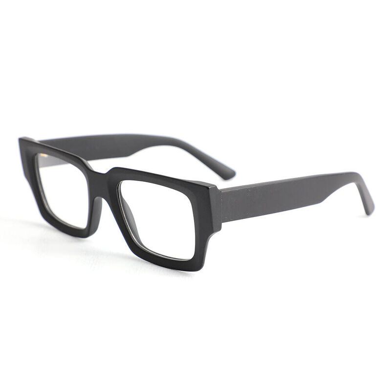 Baron Quadratische Schwarze Brille