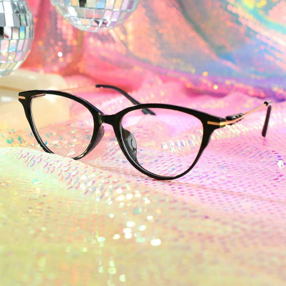 Occhiali da Vista Josephine Cat Eye Nero