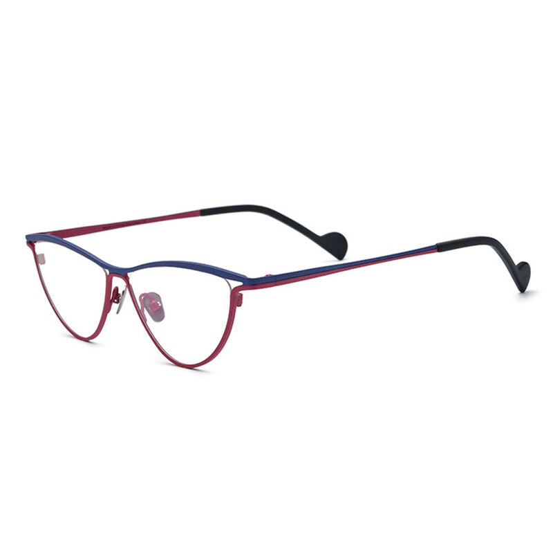 Lora Cat Eye Red Glasses