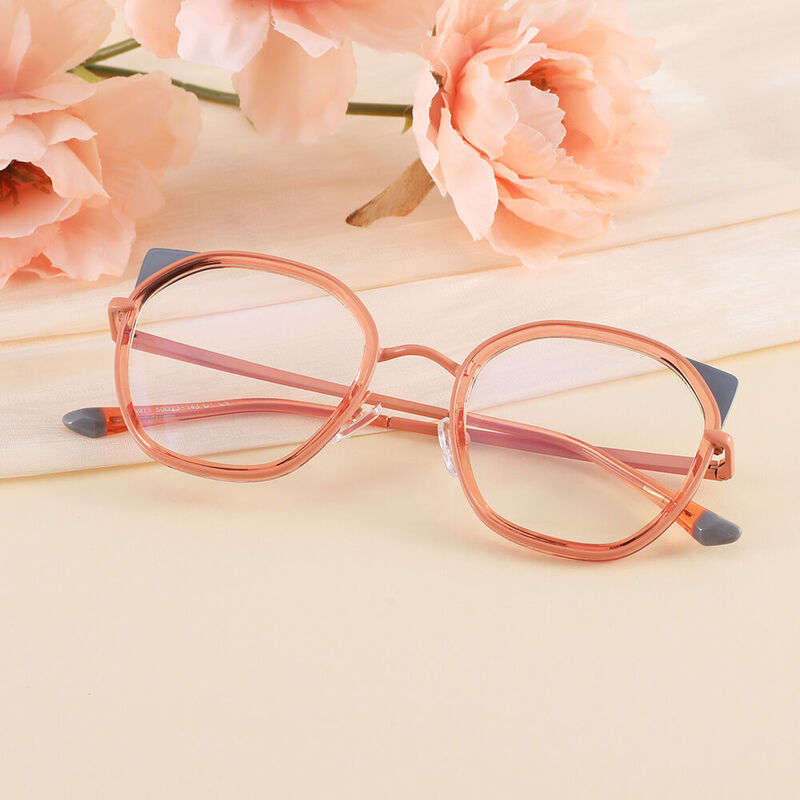 Tanya Cat Eye Pink Glasses