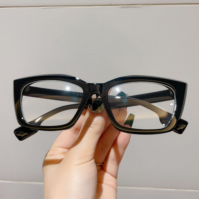 Delia Cat Eye Black Glasses