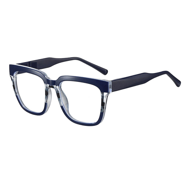 Romeo Square Blue Glasses