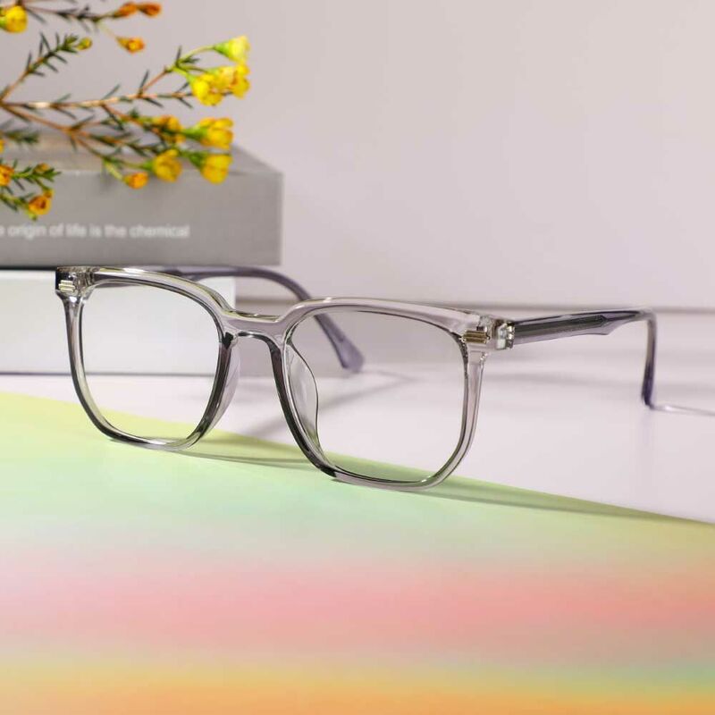 Martha Square Gray Glasses