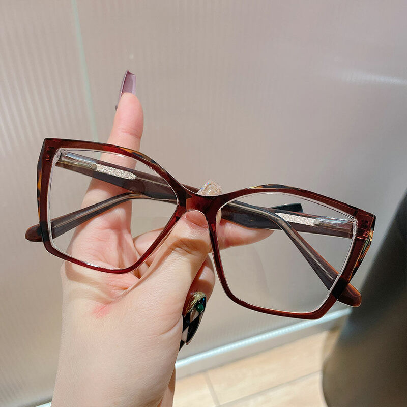 Whitehea Cat Eye Brown Glasses