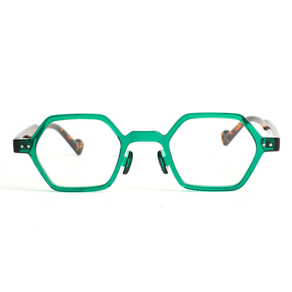 Lunettes de Vue Burgess Géométrique Vert
