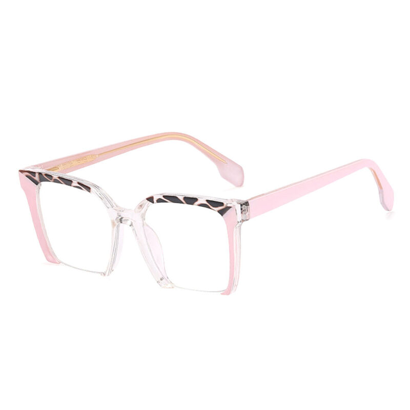 Damyan Square Pink Glasses