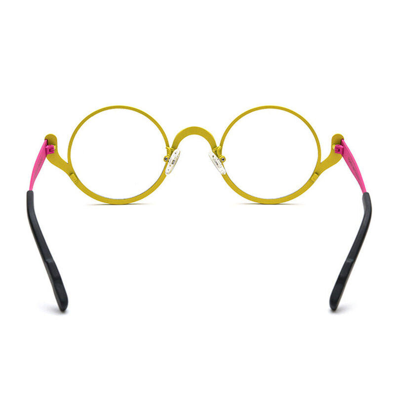 Ireno Runde Schwarze Brille