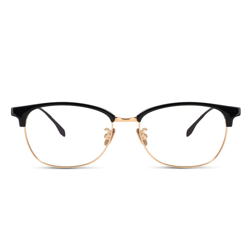 Parker Browline Black Glasses