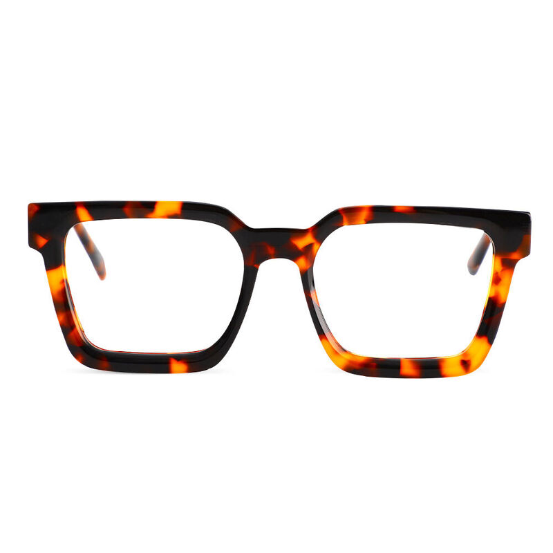 Edward Square Tortoise Glasses