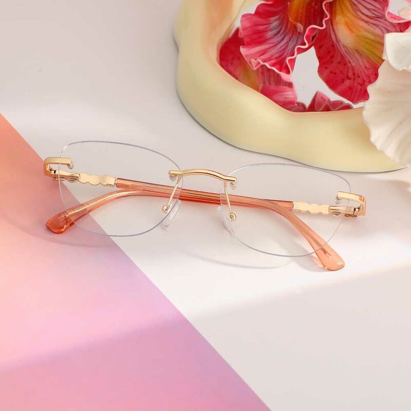Lunettes de Vue Bridget Cat Eye Orange