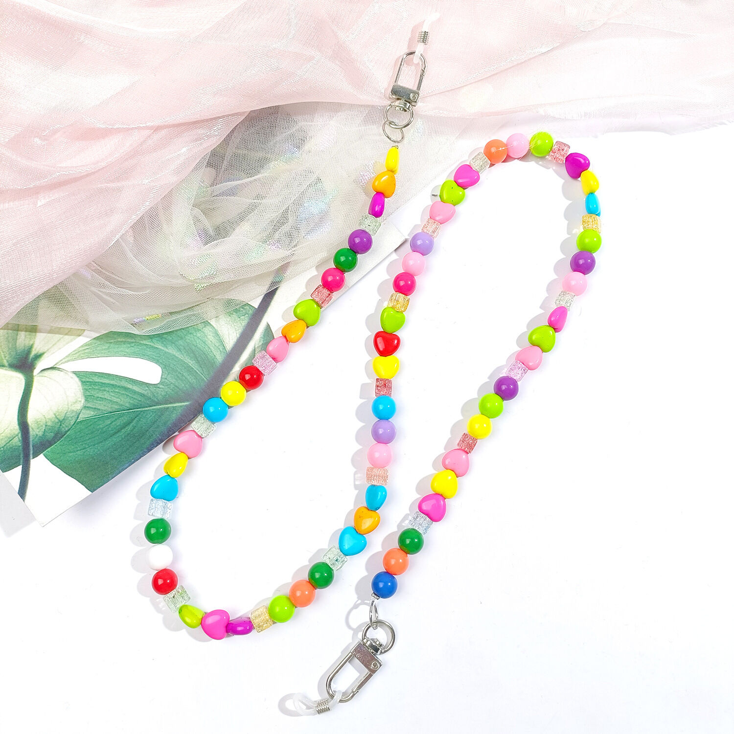 Eugenia Stilvolle und Raffinierte Acrylglas Brillenkette