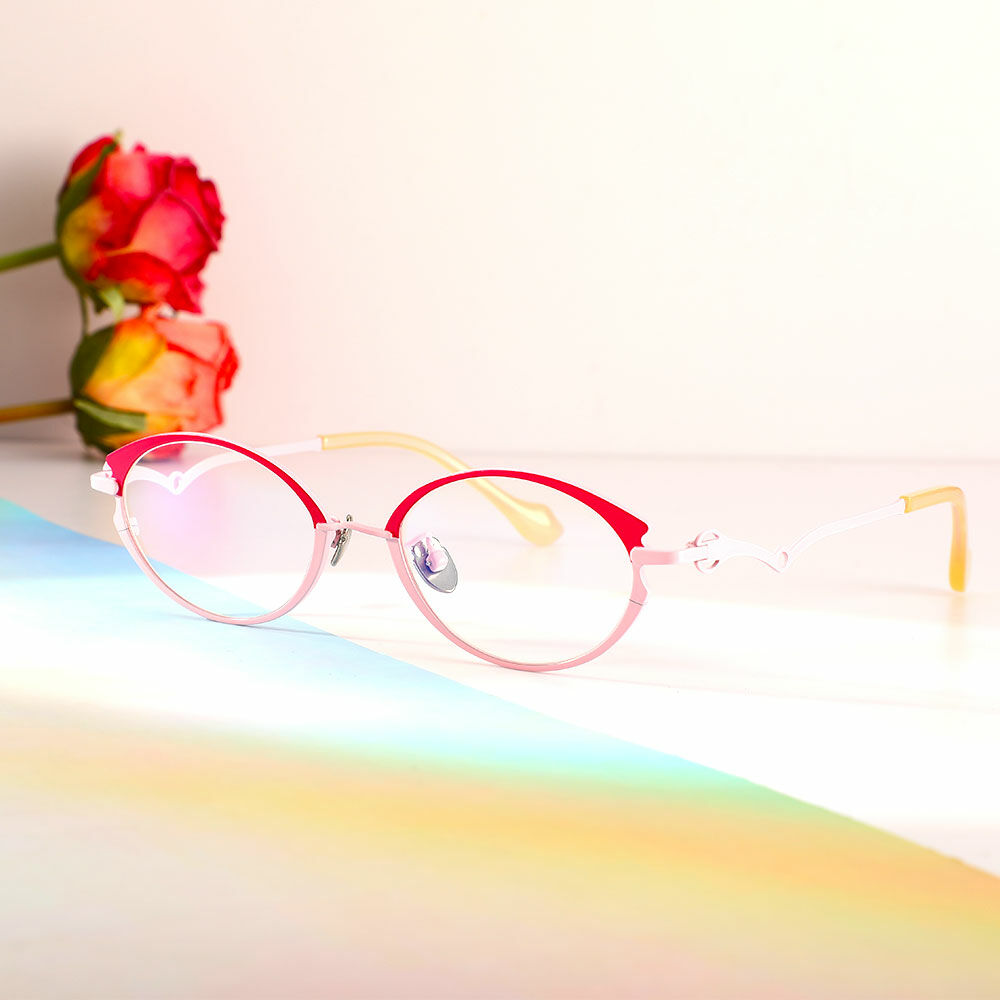 Rex Ovale Rosa Brille