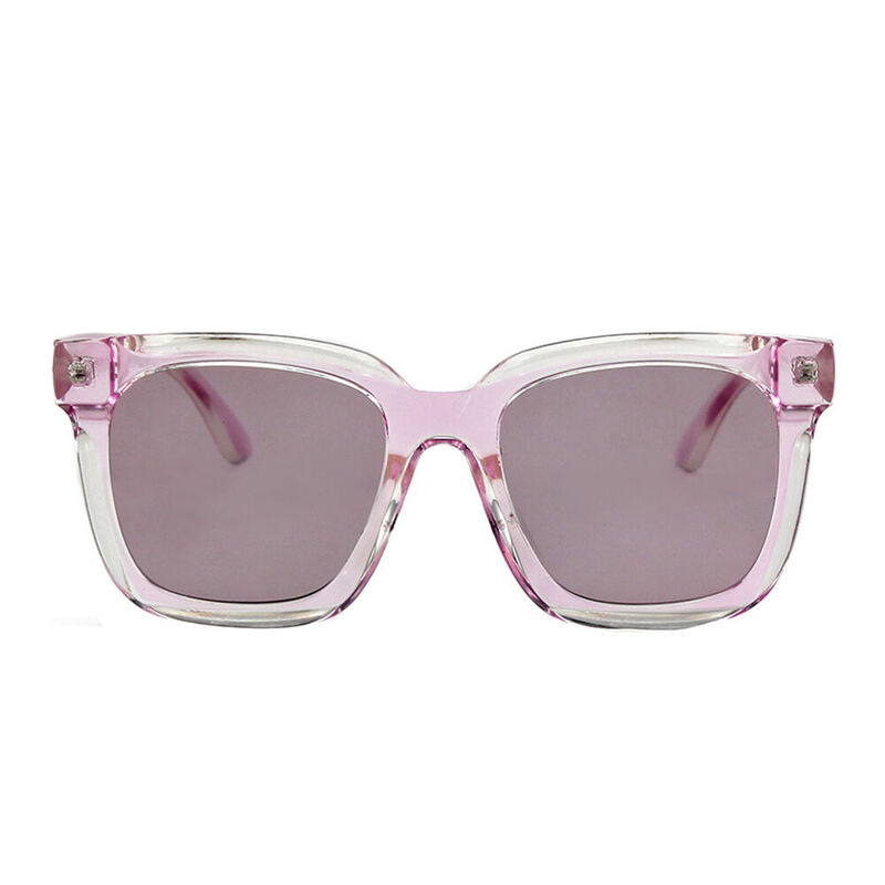 Abigail Square Purple Sunglasses