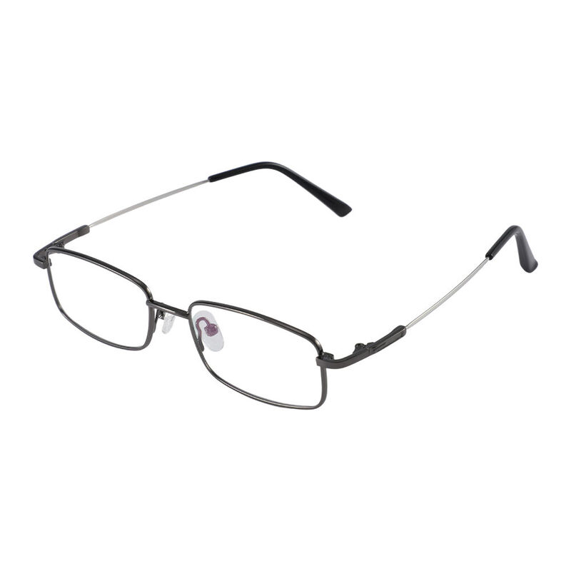 Sermeno Rectangle Gunmetal Glasses