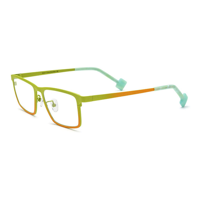 Otias Rectangle Green Glasses