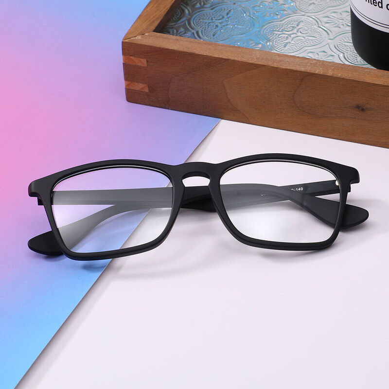 Gerald Square Black Glasses