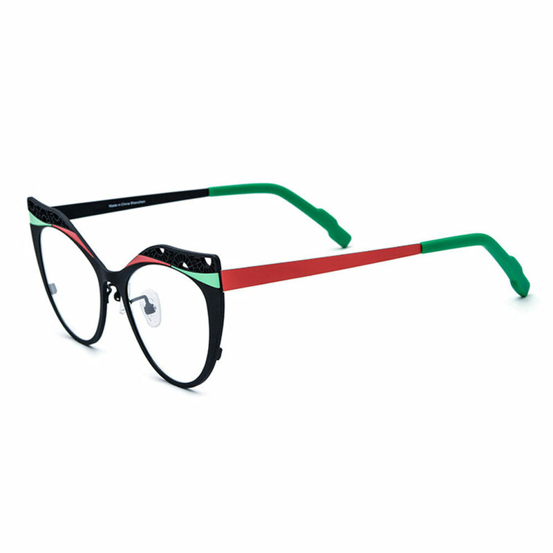 Maltz Cat Eye Black Glasses