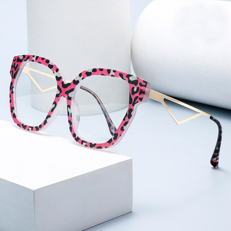 Beck Cat Eye Pink Glasses