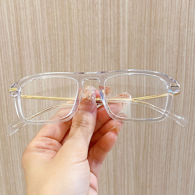 Wagne Square Clear Glasses