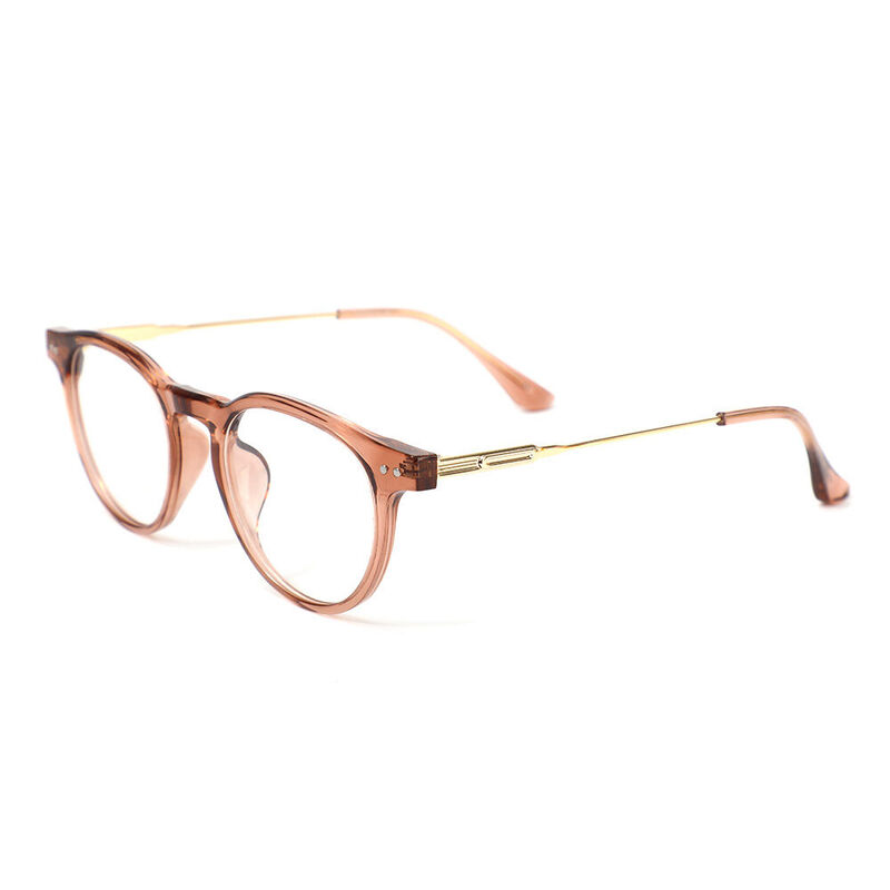 Monroe Round Pink Glasses