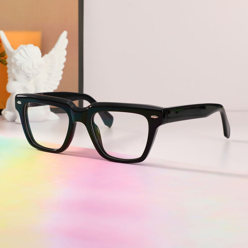 Matthew Square Black Glasses