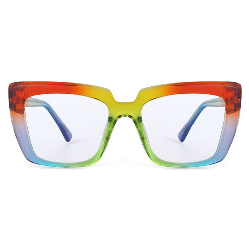 Bright Square Rainbow Glasses
