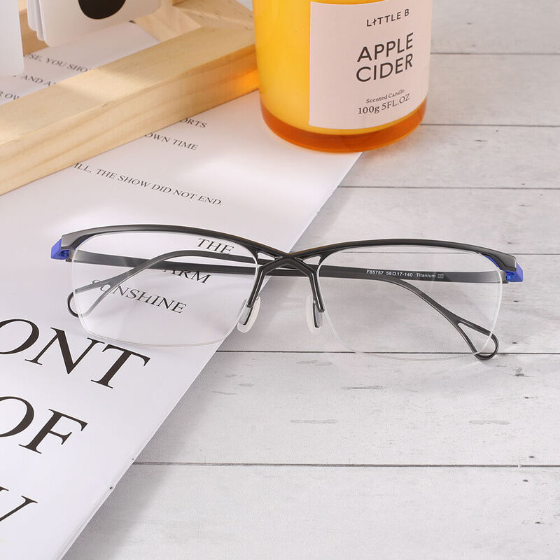 Destination Browline Gray Glasses